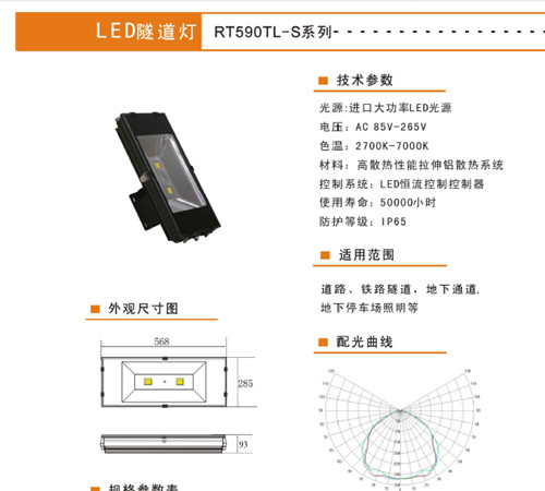 隧道灯系列