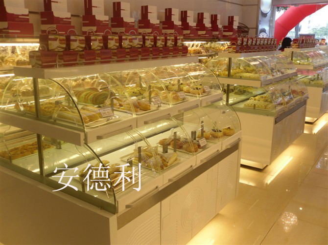 天津、南京 蛋糕店 中岛、边岛蛋糕柜，面包柜
