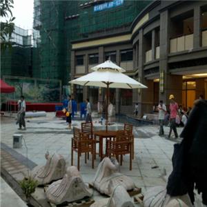 户外家具 实木桌椅 佳兆业顺德可园 