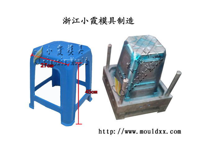 色彩高雅，美观大方塑料塑料凳模具，