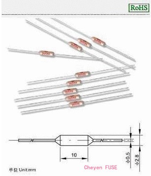 温度保险器RH03B|管状汽车保险丝