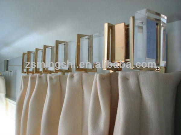 acrylic curtain rod