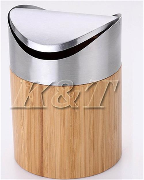 不锈钢桌面垃圾桶钢制垃圾萝