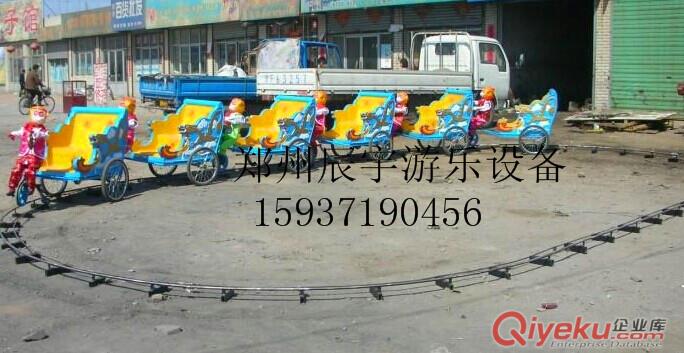 供应卡通人车/猪八戒小人拉车/轨道小火车