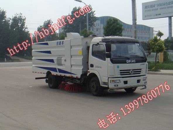 JDF5080TSLDFA4型扫路车|路清扫车|东风扫路车|庆铃扫路车