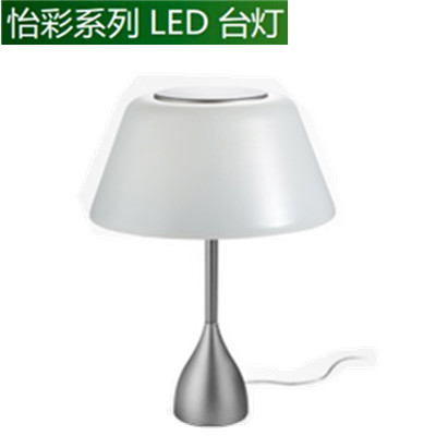 8W TB1F怡彩系列LED台灯（(白色)） (雅致外观，时尚简约，光源深藏，{zx1}LED电光源技术，超长寿命。) 