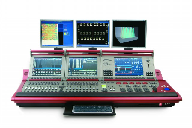 Compulite Vector Red 红色综合型控制台