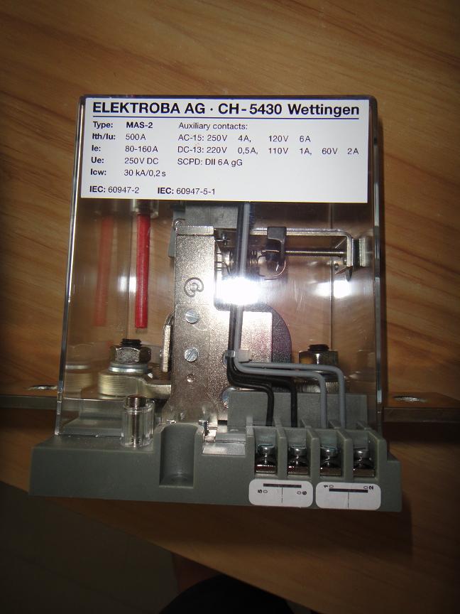 ELEKTROBA AG +框架保护电流继电器 MAS-2