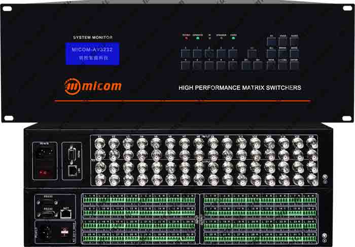 AV矩阵32进32出明控AV矩阵市场报价