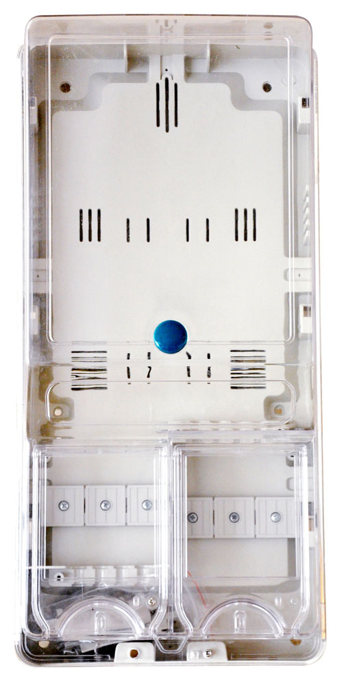 一表位三相電子式透明電表箱-3相1戶TBDX-1