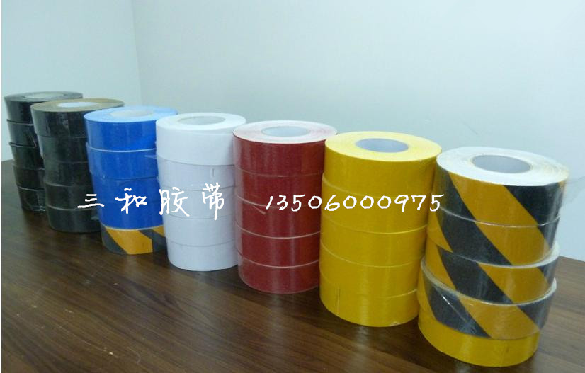 供應防滑砂紙 花紋鋼板防滑膠帶 金剛砂防滑膠帶 彩色防滑貼原始圖片2
