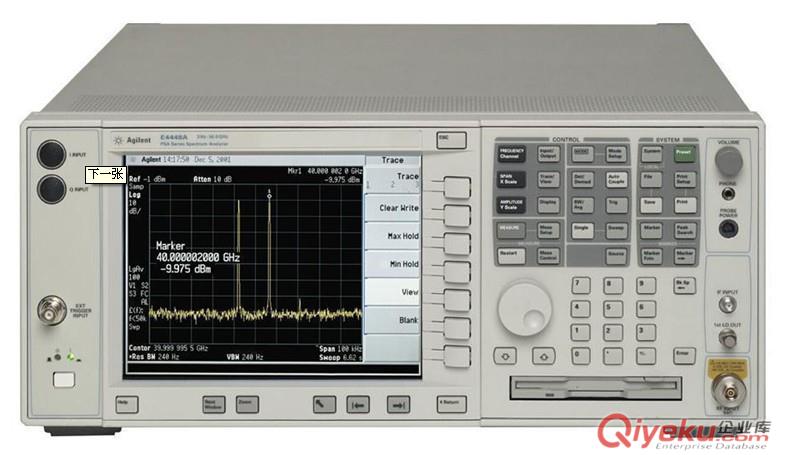 求購安捷倫Agilent E4405B頻譜分析儀原始圖片2