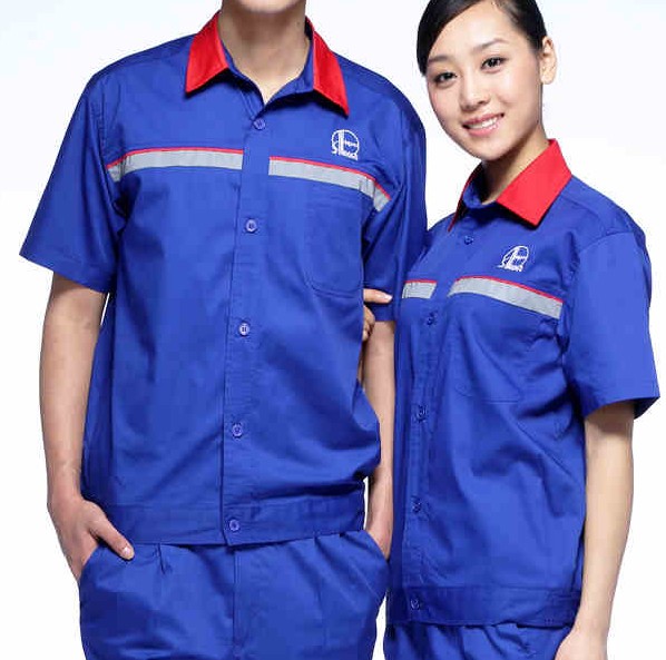 超值加油站短袖工作服 tj夏裝工作服 不買后悔 龐哲服飾