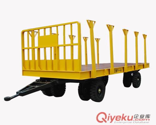 8噸帶護欄平板拖車
