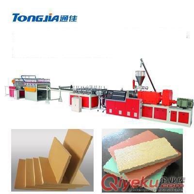 PVC木塑結(jié)皮發(fā)泡板材生產(chǎn)線  PVC塑料發(fā)泡防變形板設(shè)備   塑料發(fā)泡結(jié)皮模板機械原始圖片2