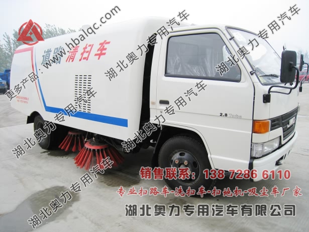 湖北奧力江鈴小型智能化自動清理掃路車原始圖片2