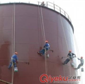 西安煙囪刷色環(huán)航標，西安鐵煙囪除銹刷漆，鋼結(jié)構(gòu)網(wǎng)架刷漆防腐原始圖片2