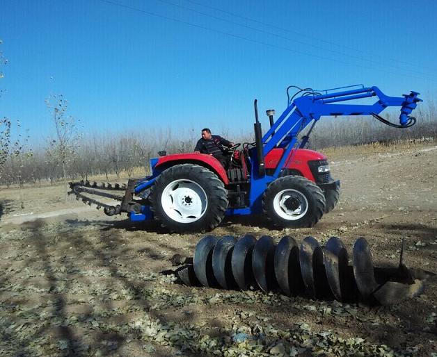 挖溝機 管道挖溝機 鉆眼挖溝多功能機 