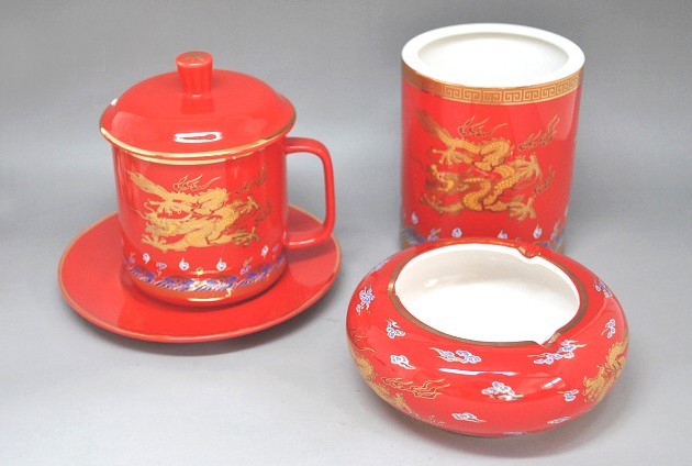 廠家直銷中國紅茶杯，景德鎮陶瓷廠，茶具定做原始圖片2