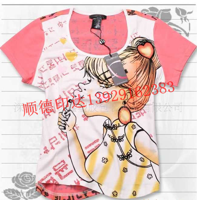 东莞虎门服装服饰热转印加工 数码印花加工