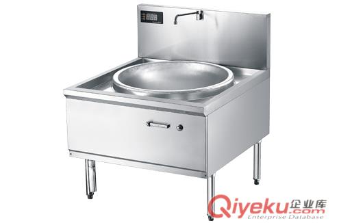 節(jié)能環(huán)保、無(wú)明火商用電磁炒灶-雙頭炒灶