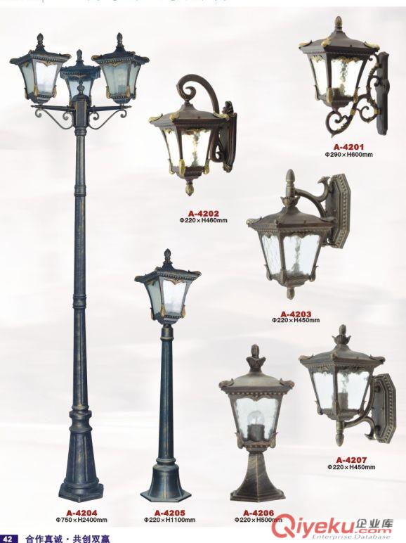 廠家直銷庭院燈 LED 路燈 景觀燈草坪燈 戶外照明原始圖片2