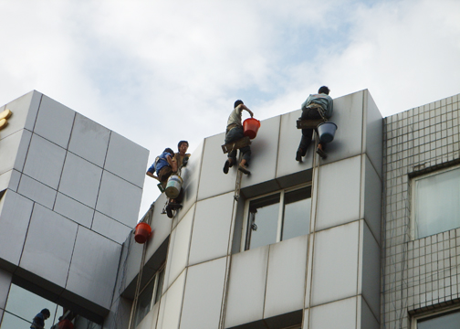 中山高空外墙清洗,中山外墙高空作业