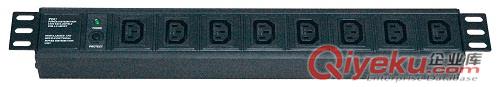 克萊沃PDU  C13 8位 電源指示燈 黑色