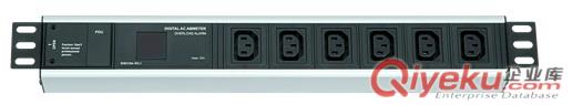 克萊沃PDU   C13 6位 數(shù)字式電流表 鈦白色