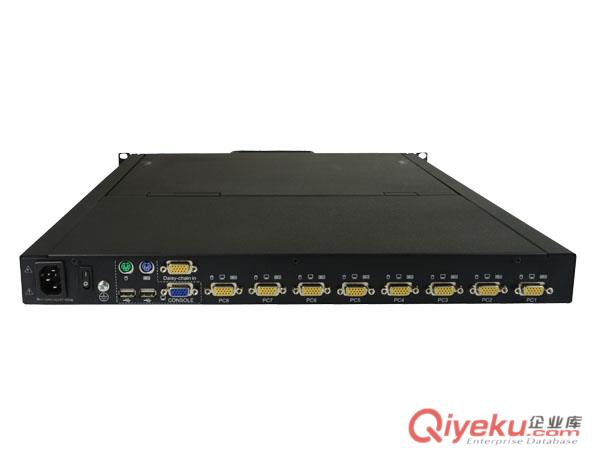 鴻佳宇HDL1708    17″8口 混接式LCD KVM控制平臺