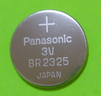 Panasonic松下BR2325紐扣電池，鋰錳電池，一次性電池，鋰扣電池