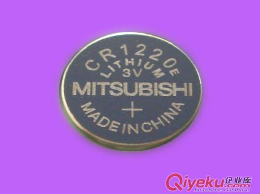 MITSUBISHI三菱CR1220紐扣電池，鋰錳電池，一次性電池，鋰扣電池