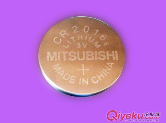 MITSUBISHI三菱CR2016紐扣電池，鋰錳電池，一次性電池，鋰扣電池