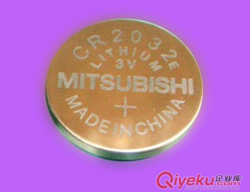 MITSUBISHI三菱CR2032紐扣電池，鋰錳電池，一次性電池，鋰扣電池