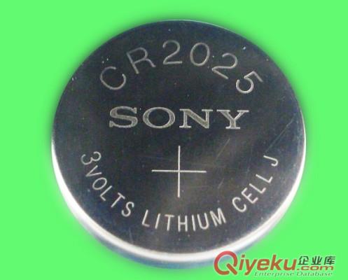 SONY索尼CR2025紐扣電池，鋰錳電池，一次性電池，鋰扣電池