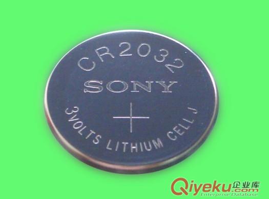 SONY索尼CR2032紐扣電池，鋰錳電池，一次性電池，鋰扣電池