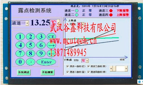 中文字庫液晶屏模塊串口（TTL/RS232/RS485）顯示屏