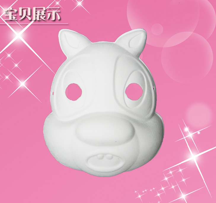 南毅面具廠家直銷臉譜 松鼠紙漿臉譜面具 面具 臉譜 面具批發