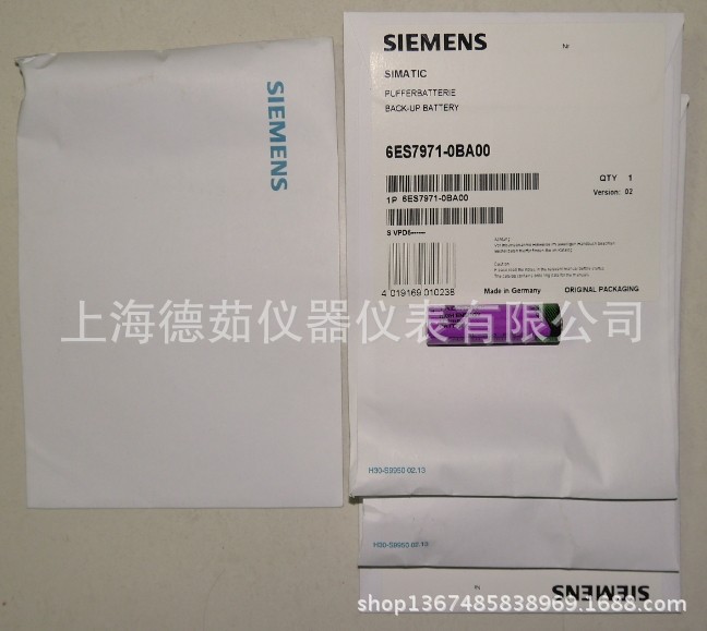 供應SIEMENS西門子PLC電池S7_400-TADIRAN-上海德茹代理