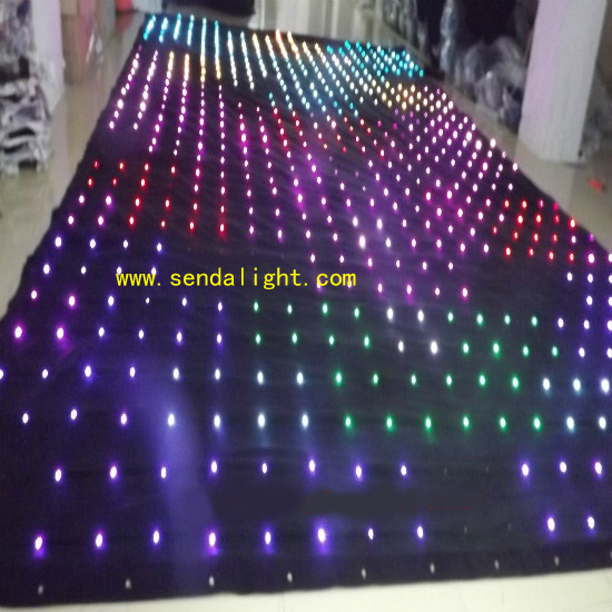 供應星空布-led視頻布-舞臺燈光原始圖片2