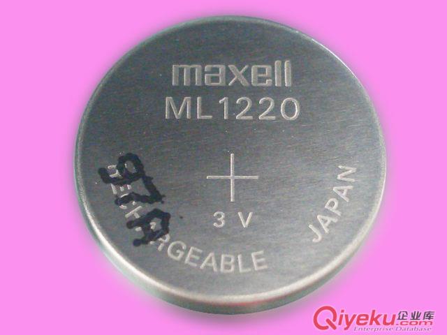 ML2016紐扣電池，MAXELL萬勝可充電電池