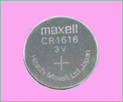 CR1616紐扣電池，MAXELL萬勝鋰-二氧化錳一次性電池