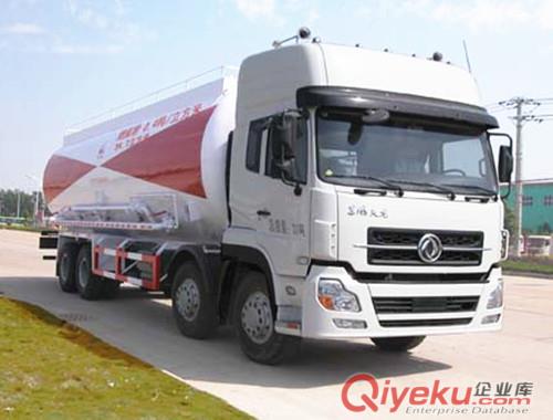東風天龍350馬力35立方前四后八8x4散裝水泥車/粉粒物料運輸車