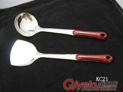 供應揭陽雙勝精美不銹鋼鏟勺、漏鏟、漏勺、肉叉KC21系列