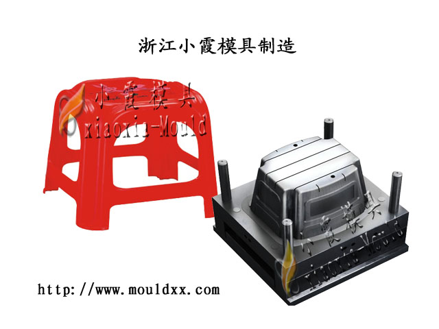 10厘米高塑料凳注塑模具，加厚型