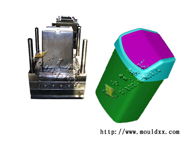 240L垃圾桶塑膠模具， 塑料環衛桶模具 ，工業垃圾桶塑膠模具， 塑料模具