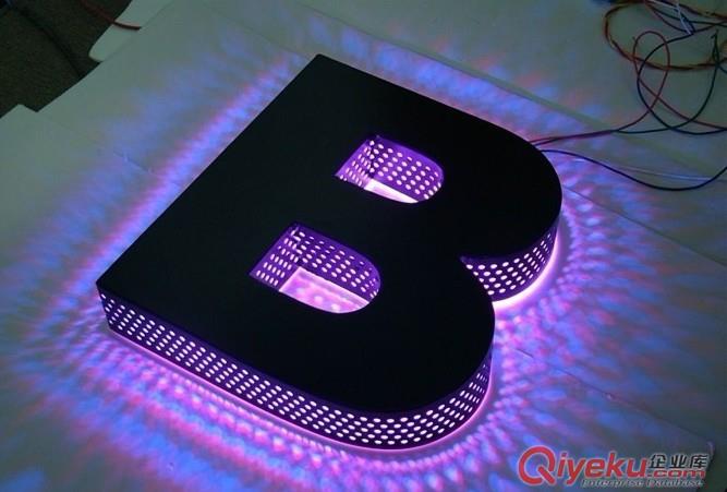 背光字