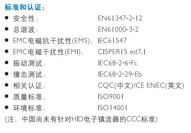 陶瓷金卤灯电子镇流器 HID-CV