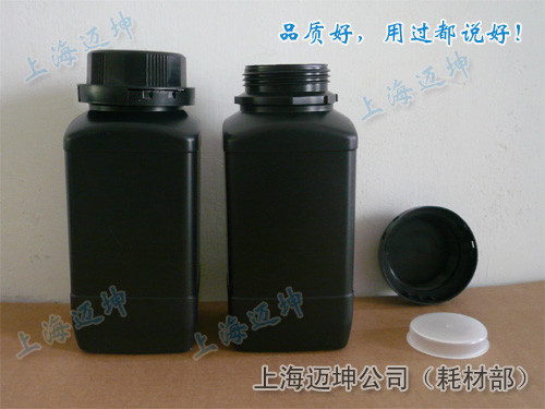 黑色塑料瓶1L，1000ml大口黑色避光塑料瓶，避光包装{sx}