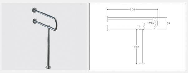 32管拆装式残弱人扶手J801